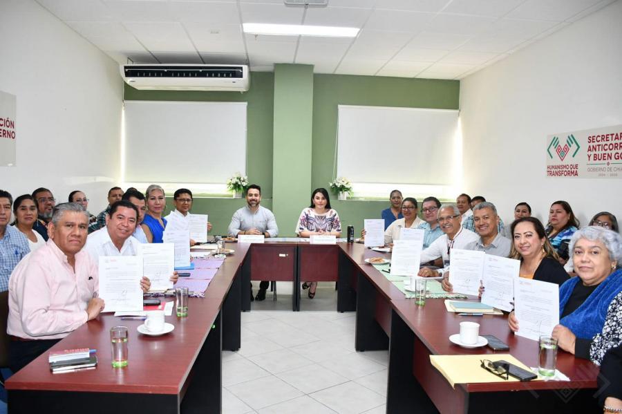 Secretaría Anticorrupción y Buen Gobierno exhorta a las y los contralores a conducirse con honestidad, transparencia y rectitud