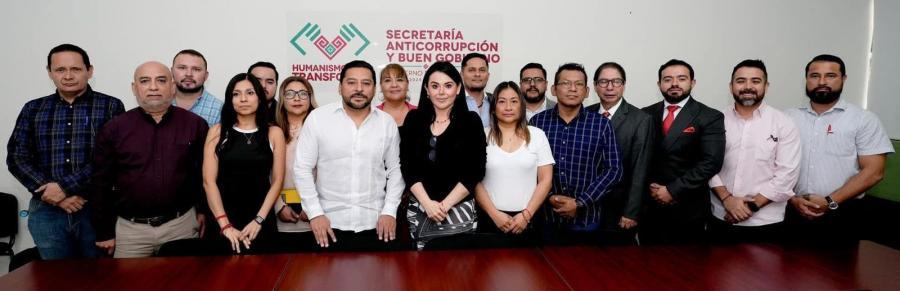 La Secretaría Anticorrupción y Buen Gobierno y la Auditoría Superior del Estado acordaron fortalecer su colaboración en materia de fiscalización