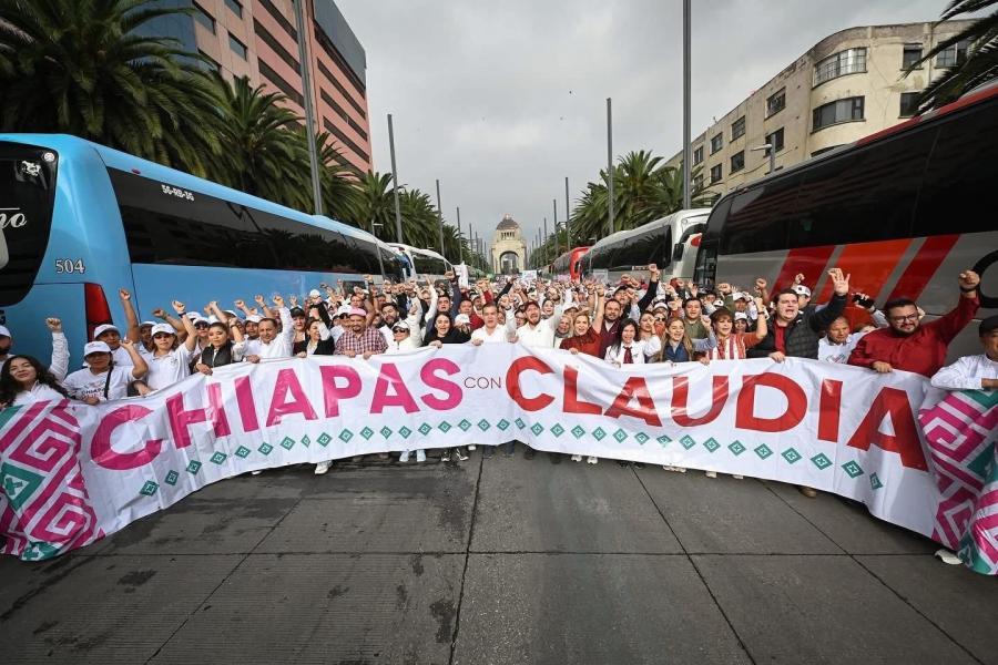 Chiapas presente en el Primer Informe de Gobierno de la presidenta Claudia Sheinbaum Pardo