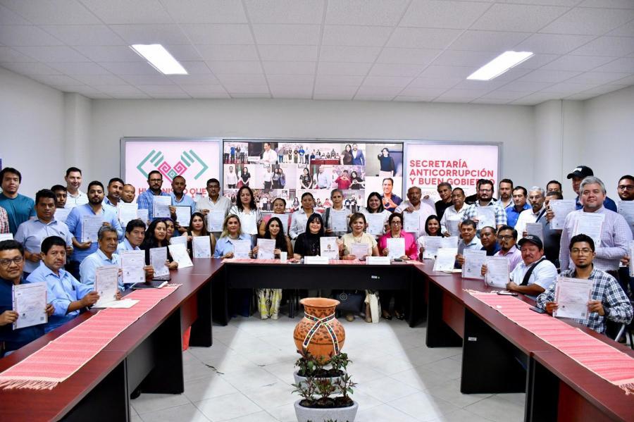 Se consolidan confianza y transparencia en la obra pública con la entrega de Constancias CRUC BALAM