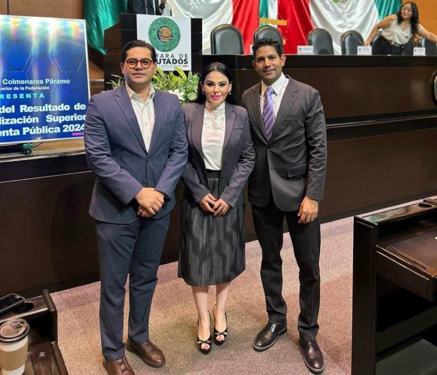 Ana Laura Romero Basurto asiste a la segunda entrega de informes individuales de Auditoría correspondientes a la Cuenta Pública 2024 realizada por la ASF