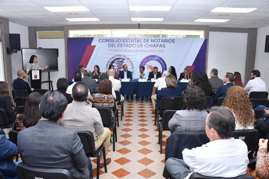Toma de Protesta de la Junta Directiva del Consejo Estatal de Notarios de Chiapas