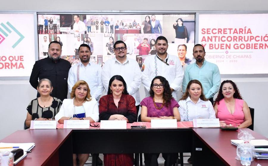 Ana Laura Romero Basurto participa en la segunda sesión ordinaria del órgano de gobierno de la SESAECH
