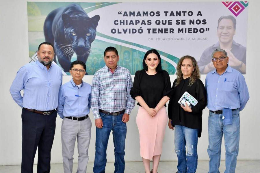 Ana Laura Romero Basurto fortalece la coordinación con la Federación para el seguimiento de auditorías en Chiapas