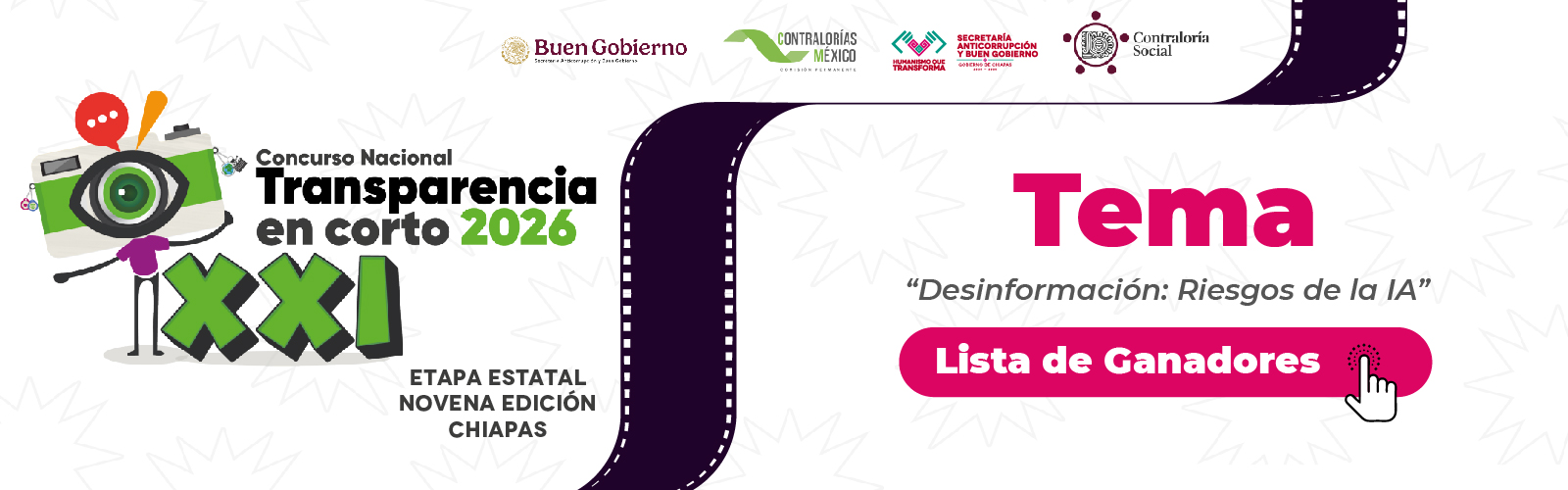 Ganadores del concurso de transparencia