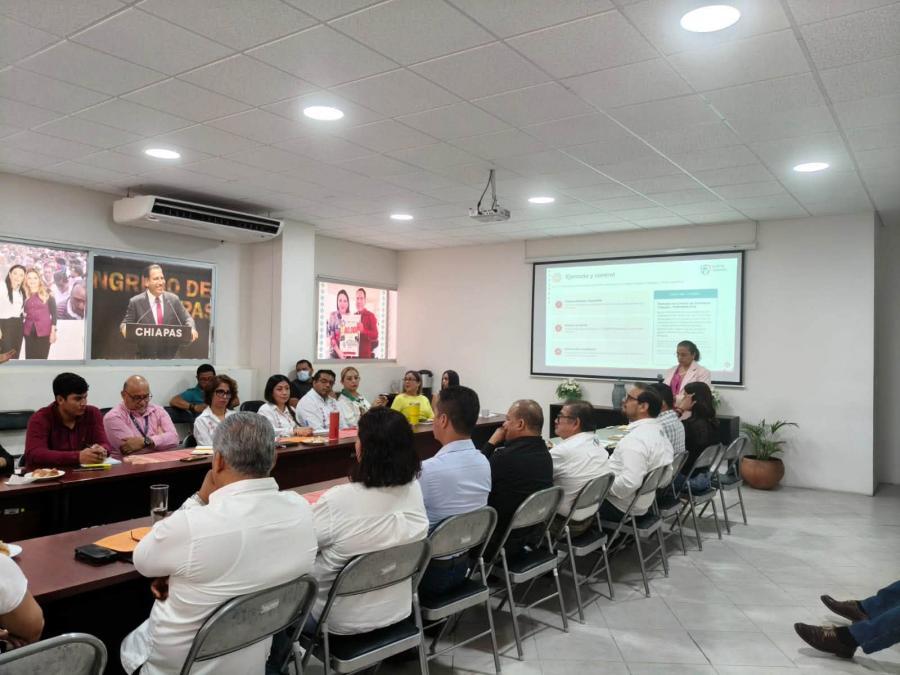Continúa con el programa de capacitación Blinda Chiapas a infraestructura 
