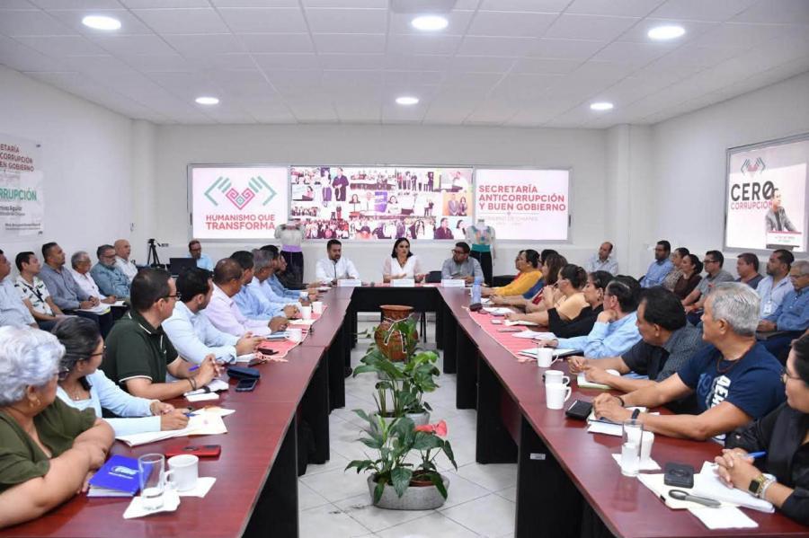 Ana Laura Romero Basurto fortalece coordinación institucional con subsecretarios y contralores de la SAyBG