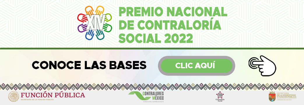 Premio Nacional de Contraloría Social 2022